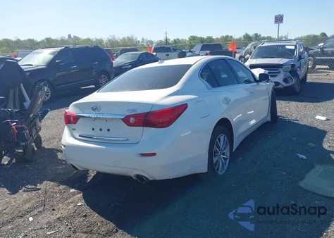 2015 Infiniti Q50 Premium from USA, damaged, VIN JN1BV7AR9FM413538